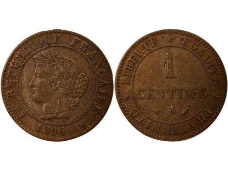 France Cérès - Centime 1896 A Paris