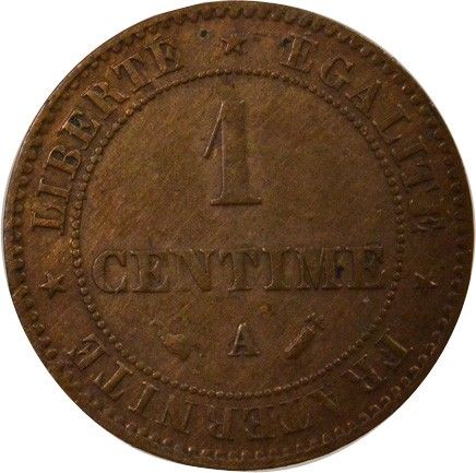 France Cérès - Centime 1896 A Paris