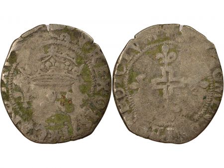 France Charles IX - Double Sol Parisis - 1571 K Bordeaux