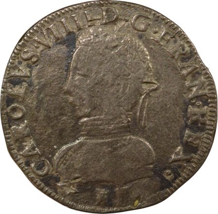 France Charles IX - Teston Argent, 1er Type - 1564 E Tours