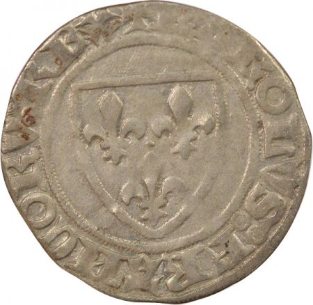 France Charles VI - Blanc Guénar - 1385 / 1422