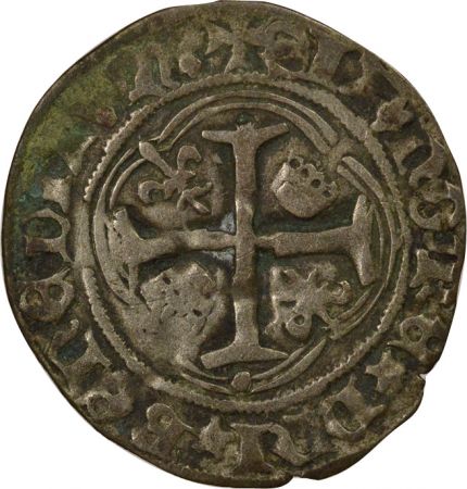 France Charles VII - Blanc à la Couronne, 4e Emission - 1456 / 1461 Limoges