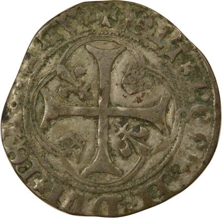 France Charles VII - Blanc à la Couronne, 4e Emission - 1456 / 1461 Toulouse