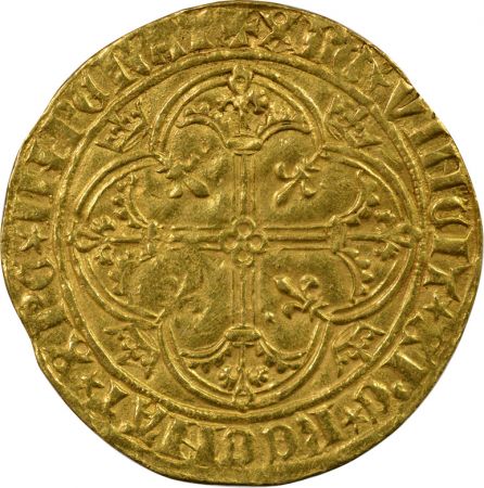 France Charles VII - Royal D\'Or, 1ere Emission - 1429-1431 Montélimar