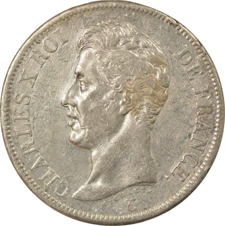 France Charles X - 5 Francs Argent, 1er Type - 1825 A Paris