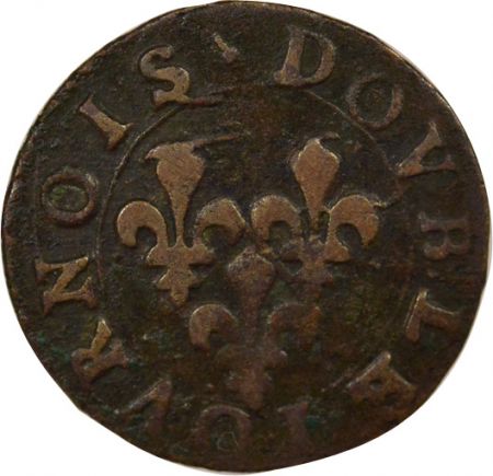 France Château-Regnault, François de Bourbon Conti - Double Tournois, Type 8 - 1605 / 1614