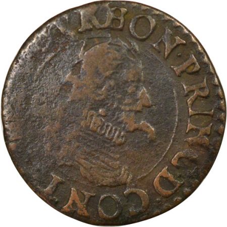 France Château-Regnault, François de Bourbon Conti - Double Tournois, Type 8 - 1605 / 1614