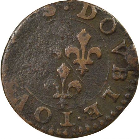 France Château-Regnault, François de Bourbon Conti - Double Tournois, Type 8 - 1605 / 1614