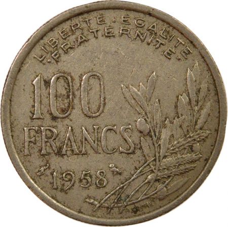 France Cochet - 100 Francs - 1958 Paris, Chouette