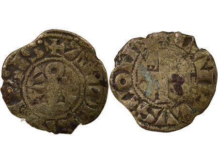 France Comté d\'Anjou, Charles I - Denier - 1266 / 1285 Angers