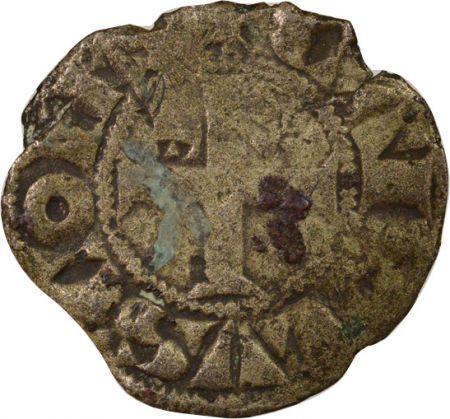 France Comté d\'Anjou, Charles I - Denier - 1266 / 1285 Angers