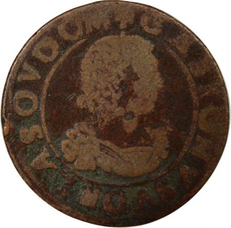 France Dombes, Gaston d\'Orléans - Double Tournois, Type 13 - 1638