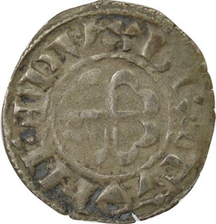 France Duché De Bretagne, Anonyme - Denier - 1186 / 1250, Nantes