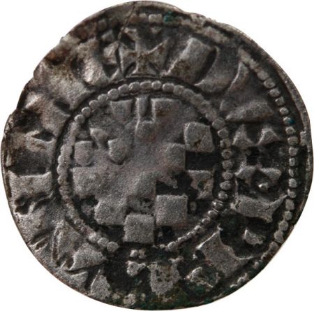 France DUCHÉ DE BRETAGNE, JEAN II - DENIER 1289 / 1305 GUINGAMP