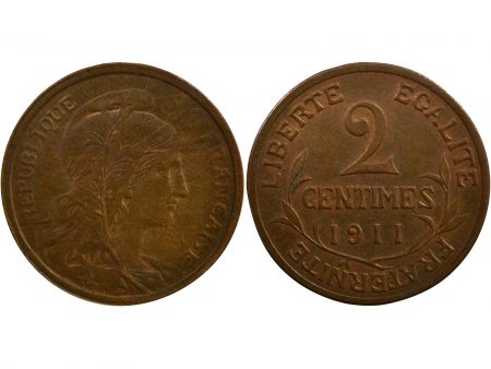 France Dupuis - 2 Centimes 1911