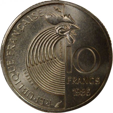 France Essai, 10 Francs, Robert Schuman - 1986 Pessac