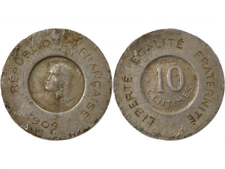 France Essai de Rude - 10 Centimes - 1909 Paris