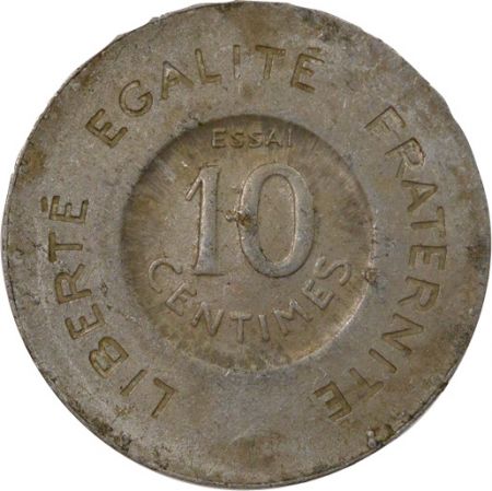 France Essai de Rude - 10 Centimes - 1909 Paris