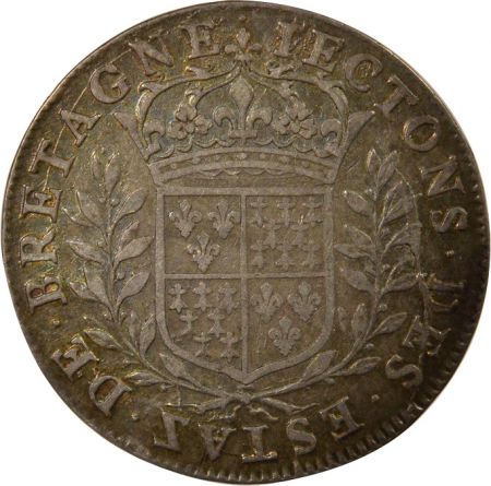 France Etats de Bretagne  Jeton Argent, à l\'Hermine - 1653 / 1655