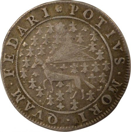 France Etats de Bretagne  Jeton Argent, à l\'Hermine - 1657 / 1659