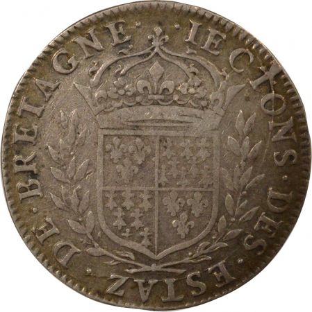 France Etats de Bretagne  Jeton Argent, à l\'Hermine - 1657 / 1659