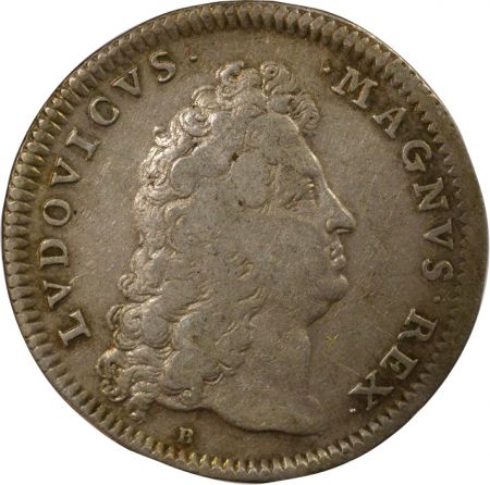 France Etats de Bretagne, Louis XIV  Jeton Argent - 1689 Rennes