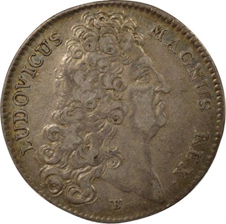 France Etats de Bretagne, Louis XIV  Jeton Argent - 1707 Dinan