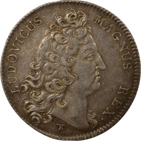 France Etats de Bretagne, Louis XIV  Jeton Argent - 1713 Dinan