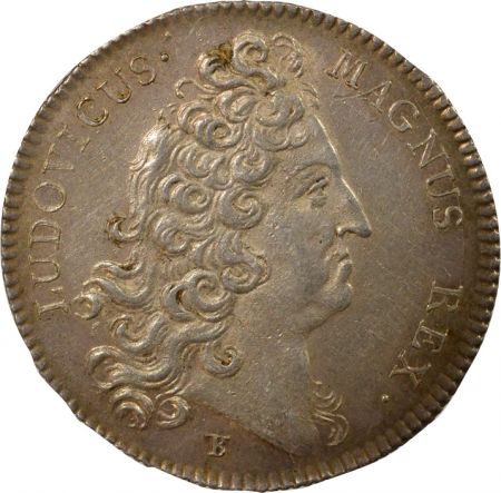 France Etats de Bretagne, Louis XIV  Jeton Argent - 1715 Saint-Brieuc