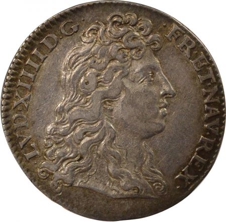 France Etats de Bretagne, Louis XIV  Jeton Argent, à l\'Hermine - 1679 Vitré