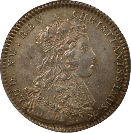 France Etats de Bretagne, Louis XV  Jeton Argent - 1722 Nantes