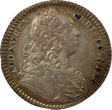 France Etats de Bretagne, Louis XV  Jeton Argent - 1736 Rennes