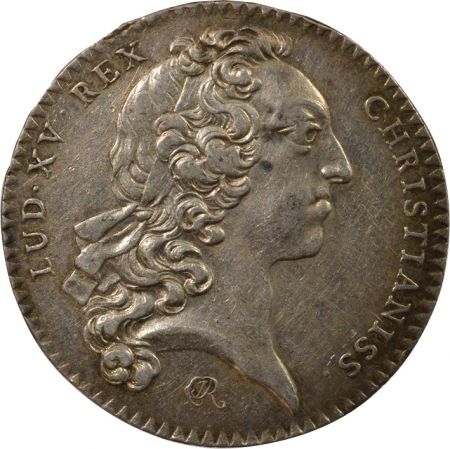 France Etats de Bretagne, Louis XV  Jeton Argent - 1744 Rennes