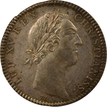 France Etats de Bretagne, Louis XV  Jeton Argent - 1758 Saint Brieuc