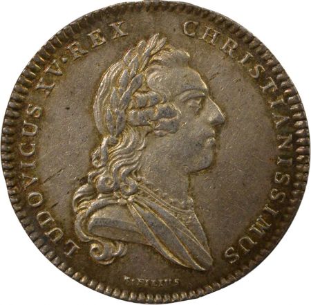 France Etats de Bretagne, Louis XV  Jeton Argent - 1764 Rennes