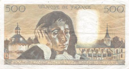 France FRANCE - 500 FRANCS PASCAL 05/01/1984 - SÉRIE Q.198