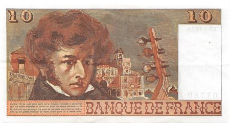 France FRANCE  BERLIOZ - 10 FRANCS 06/03/1975 - SÉRIE F.198 - TTB+