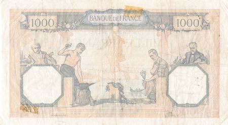 France FRANCE  CÉRÈS ET MERCURE - 1000 FRANCS 20/06/1940 - PTTB