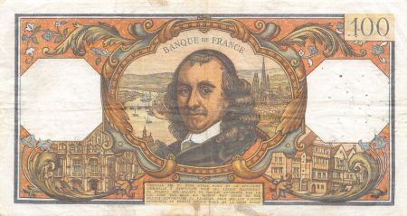 France FRANCE  CORNEILLE - 100 FRANCS 05/06/1969 - SÉRIE T.417 - TB+