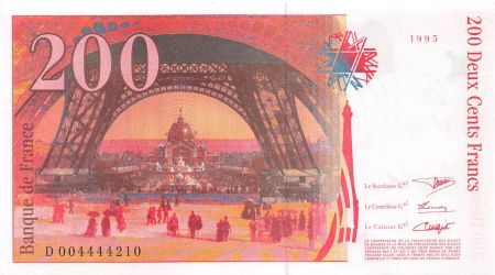 France FRANCE  GUSTAVE EIFFEL - 200 FRANCS 1995 - SUP