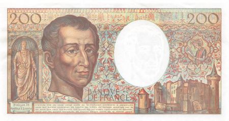 France FRANCE  MONTESQUIEU - 200 FRANCS 1992 - SERIE E.154 - SUP