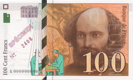 France France 100 Francs Cézanne - Spécimen