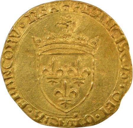 France François Ier - Ecu d\'Or au Soleil, 5e Type - 1519 / 1528 Rouen