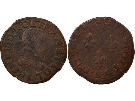 France Henri III - Double Tournois - 1578 / 1580 S Troyes