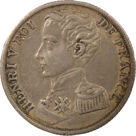 France Henri V, Prétendant - Franc Argent - 1831