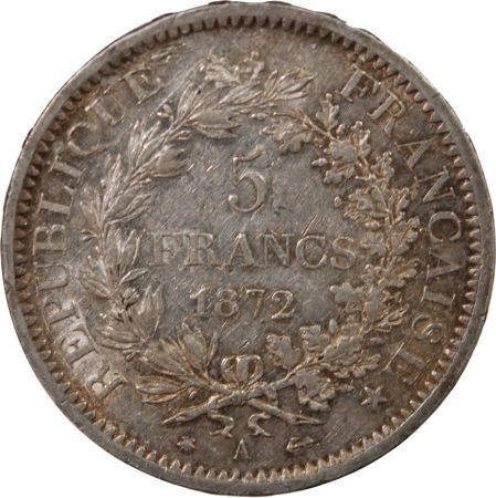 France Hercule - 5 Francs Argent 1872 A Paris