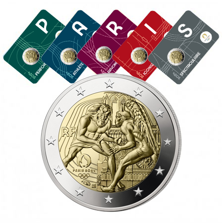Rouleau 25 x 2 euros commémoratives CHYPRE 2023 - Création de la Banque  centrale de Chypre - UNC