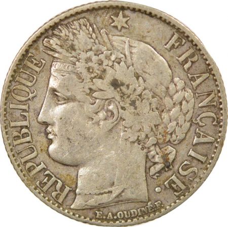 France IIIe République - 1 Franc Cérès Argent - 1894 A Paris