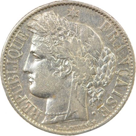 France IIIe République - 1 Franc Cérès Argent - 1894 A Paris