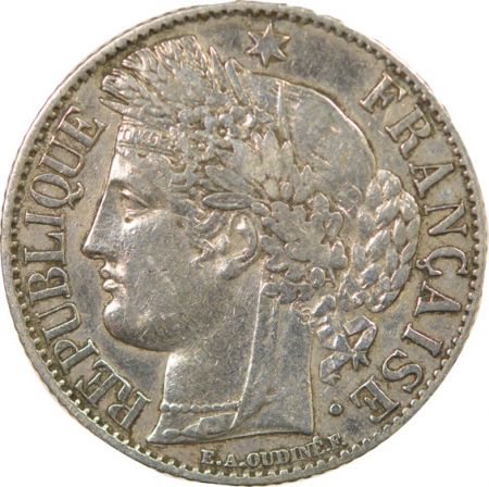 France IIIe République - 1 Franc Cérès Argent - 1895 A Paris